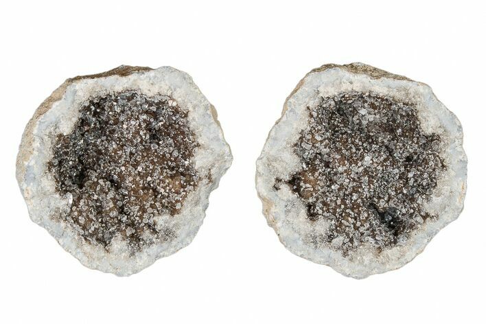 Keokuk Geode with Calcite Crystals - Missouri #203774